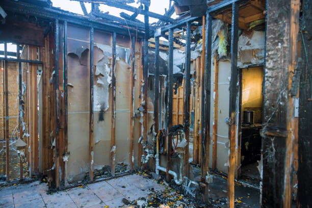 Professional Soot Cleanup technician working in Warwick, RI